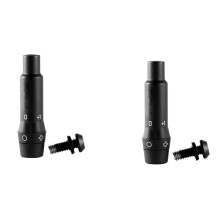 2X Golfschaft Adapterhülsen Spitze Rechts für G35 G400 Treiber und Holz Golfschläger Ersatz, 0,335