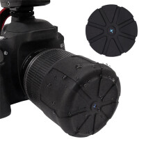 6 St Vattentät Silikon Universal Linsskydd för 65-90mm DSLR Kameralinser