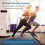 2X Gym Timer,LED Interval Timer Digital Countdown Wall Mounted Clock Fitness Timer,Digits Down/ Clock Stopwatch 4