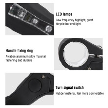 Bicycle Handlebar Grip Lights LED Turn Signal Waterproof 12.9cm