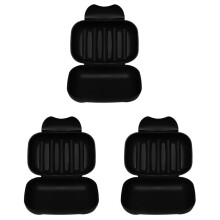 3X Soap Custodie Portatili Impermeabili in Astuccio per Viaggio-Nero
