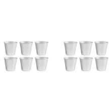 12 Pièces Aluminium Dariol Mouler Tasse de Cuisson Dariole Pudding Dessert Crème Moules Rond Antiadhésif Oeuf Moule Le Moule Ustensiles de