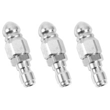3szt. 1/4 Cal 5000 PSI Dysza do Kanalizacji Dysza Spustowa Dysza WężA Jetter do 1/4 Myjki CiśNieniowej Szybkozłącze