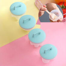 (Green, 4 Piece Set) 4Pcs BPA-Free Non-Stick Egg Poachers