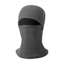 (Gray) Winter Windproof Motorcycle Balaclava for Adults