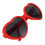 2X Gafas de  Forma de Corazon para Fiesta de Disfraces - Rojo 9