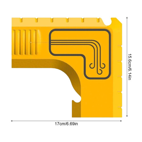 (Yellow) Saw Dust Adapter - Multi-Model Compatible (50 chars) 1