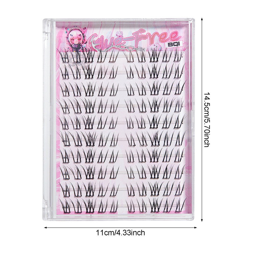 Dachuang Beauty (Airy Magnolia) Self-Adhesive Manga Lashes For All Ages