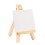 36 Peças  Cavalete para Artistas + 3 Polegadas x 3 Polegadas  Conjunto de Tela Pintura para Crianças Artesanato Faça Você Mesmo Desenho 3
