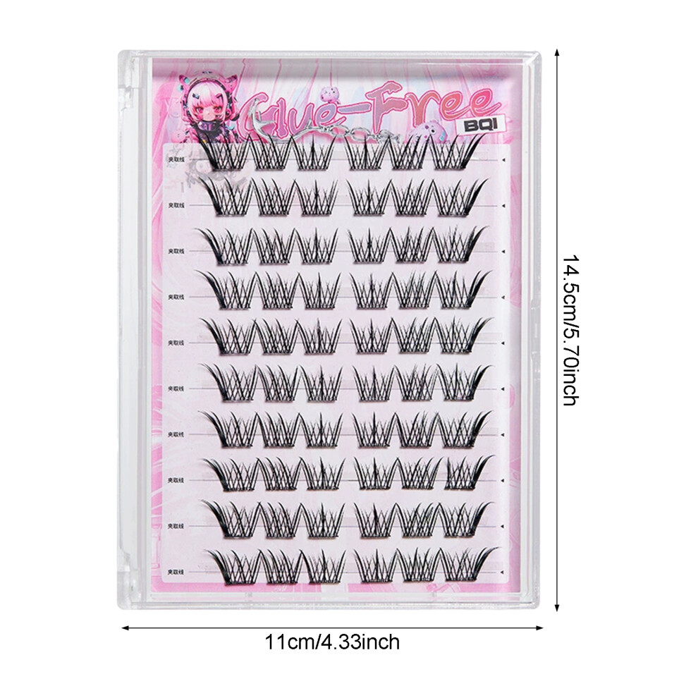 Reach-Tools (The Thick Little Fox Flies In The Air) Self-Adhesive Manga Lashes For All Ages