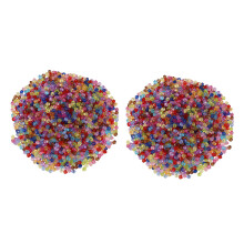 4000 Mixed Bicone Acryl Winzige Spacer Perlen 4X4mm