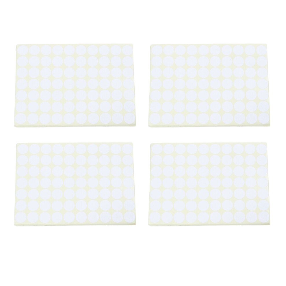 60Pcs 19Mm Circles Round Code Stickers Self Adhesive Sticky Labels White 6033191439322
