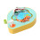 (Yellow) Hand Crank Fish Toy for Kids - ABS Plastic 2