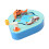 (Blue) Hand Crank Fish Toy for Kids - ABS Plastic 5