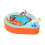 (Orange) Hand Crank Fish Toy for Kids - ABS Plastic 5