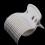 (White) 12pcs Hair Roller Clips for Long/Medium Hair 2