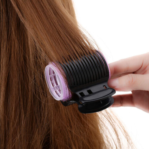 (Black) 12pcs Hair Roller Clips for Long/Medium Hair 1