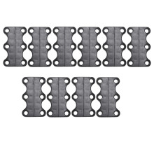 Magnetic Shoe Closure Fast Shoelace Closing 5 Pair (Black)