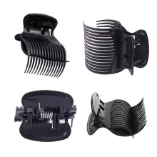 (Black) 12pcs Hair Roller Clips for Long/Medium Hair