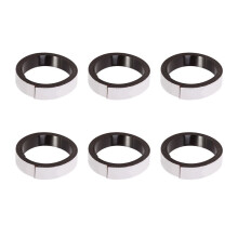 6Pcs 1M Ribbon Magnet Magnetic Flexible Roller Strip Magnet Adhesive Strip 10X1.5mm