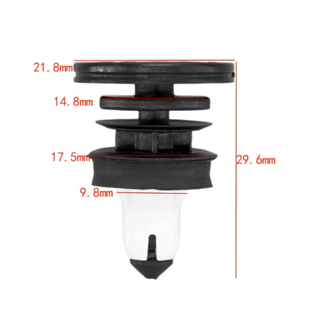 Tesla Bumper Fender Liner Fastener Clips 326Pcs Push Retainers For Car Repairs 4048437590714