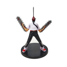 (Qi Guang Bo Qi Ta) Chainsaw Man Pochita Helmet - 6\" Halloween Anime Cosplay