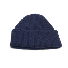 (Dark Blue) Winter Knit Beanie - Lightweight Cold Weather Cap