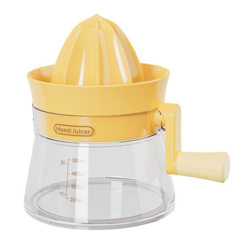 (Yellow) Hand Juicer for Lemon Orange - Kitchen Tool