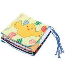 Early Childhood Development Quiet Books Soft Fabric Touch & Feel Crinkle Cloth Books Montessori Educational Newborn Baby Toys Nontoxic Fabric Sensory