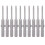 Multi-Function Magnetic Screwdriver Bits, Round Shank S2Alloy Steel Set with Sandblasting Surface, Easy to Install and Durable for Electric Tools 1