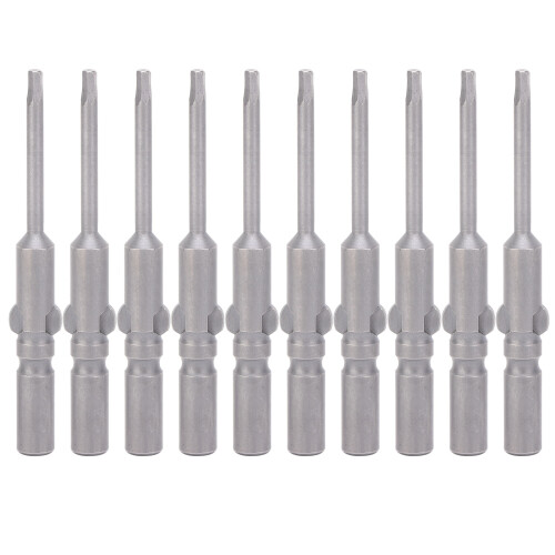 Multi-Function Magnetic Screwdriver Bits, Round Shank S2Alloy Steel Set with Sandblasting Surface, Easy to Install and Durable for Electric Tools