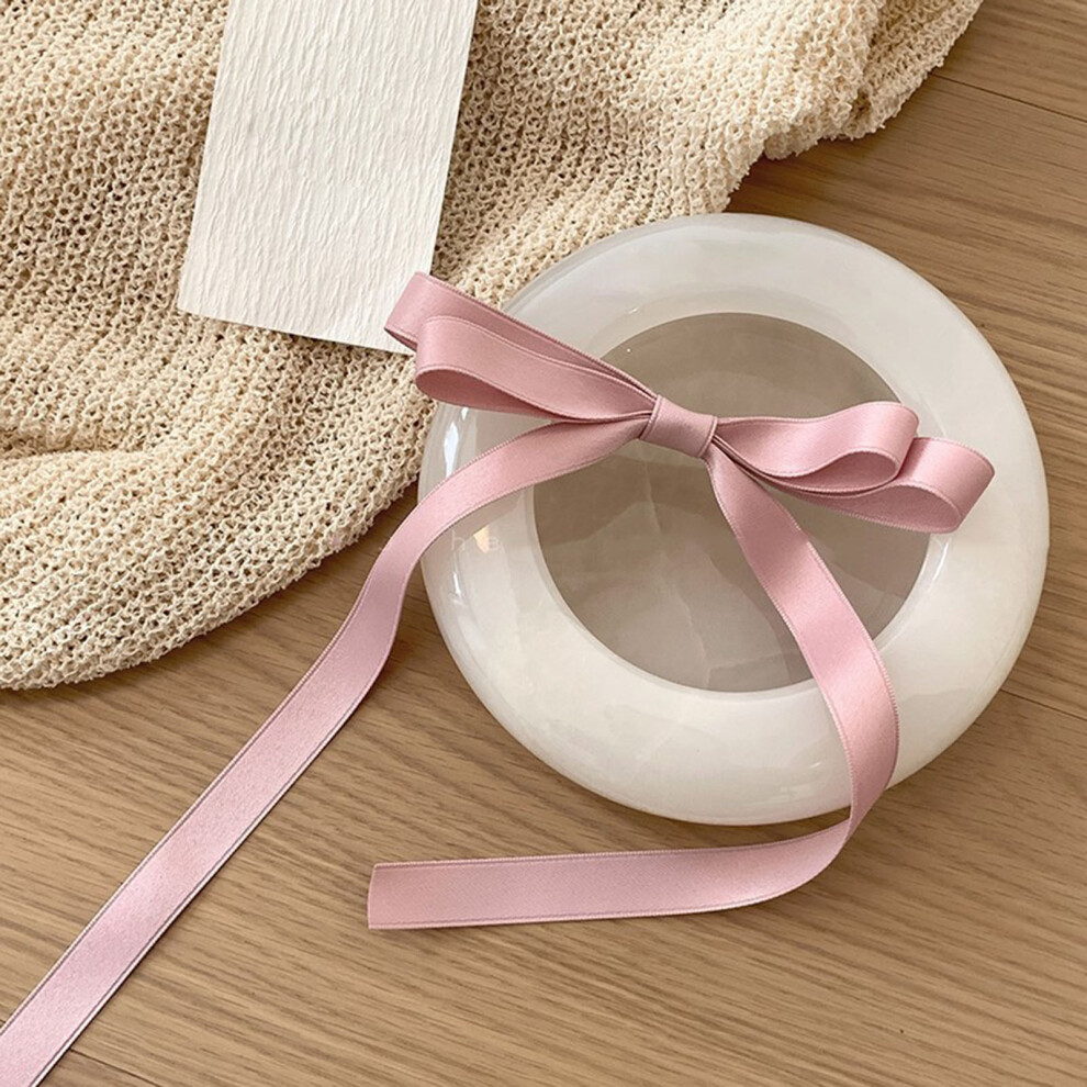 Dcph-Clothing (Pink) Elegant Bow Hair Clips For Women - Thin To Thick Hair