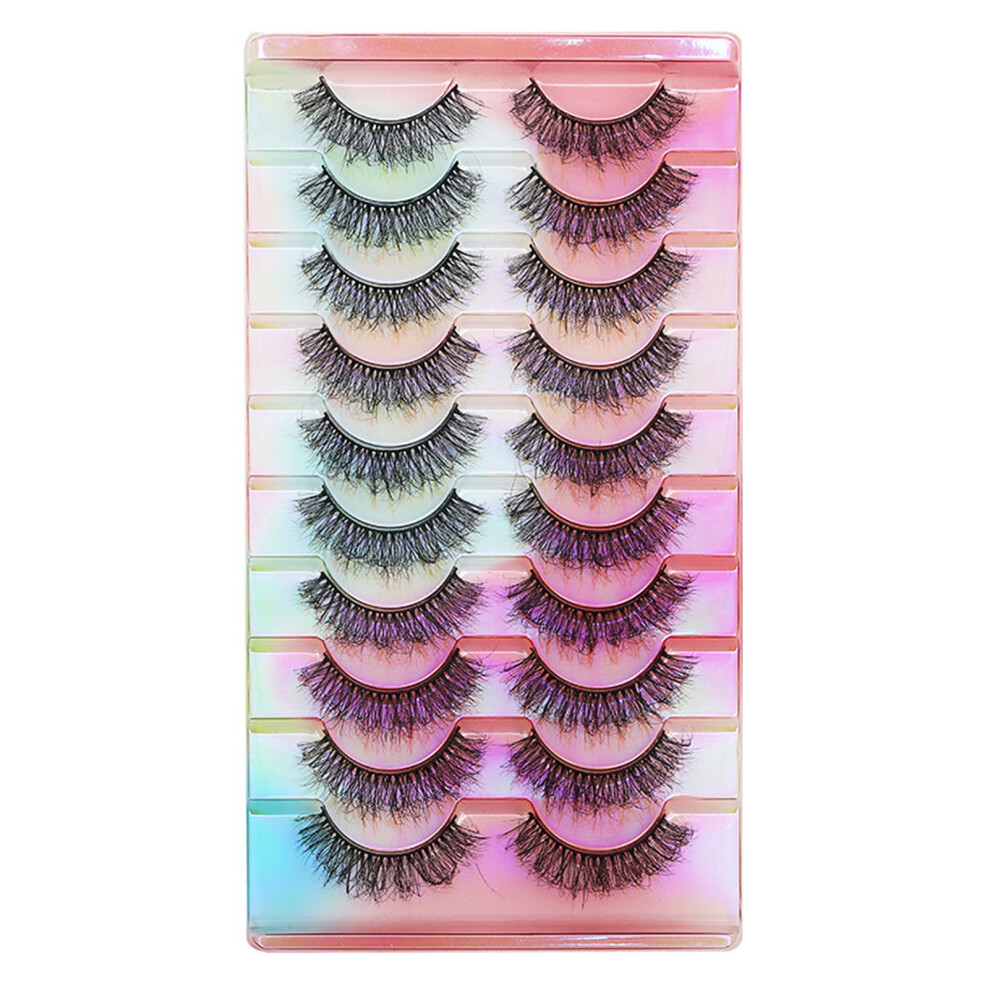 Dachuang Beauty (209) 10 Pairs Wispy Fluffy Reusable Eyelashes