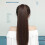 (Light brown 40cm-clip) Perruque Cheval de Pone pour Filles 2
