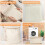 (Yellow, 30times40) Thickened Cotton Mesh Laundry Bag for Delicates 12