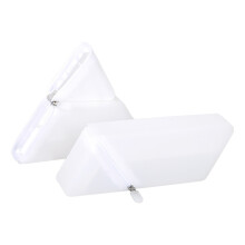 (Clear White) Silicone Pencil Holder - Large Capacity Organizer
