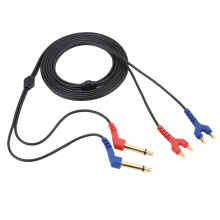 Gold Plated RCA Audio Cord With Flexible PVC Jacket, 90Degree Bending Plug And Sturdy Connectors For Long Lasting Stereo Signal Transfer