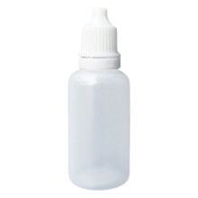 (15ml) White Plastic Dropper Bottles w/ Cap - Travel & Home