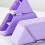 (Purple) Silicone Pencil Holder - Large Capacity Organizer 5