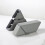 (Gray) Silicone Pencil Holder - Large Capacity Organizer 3
