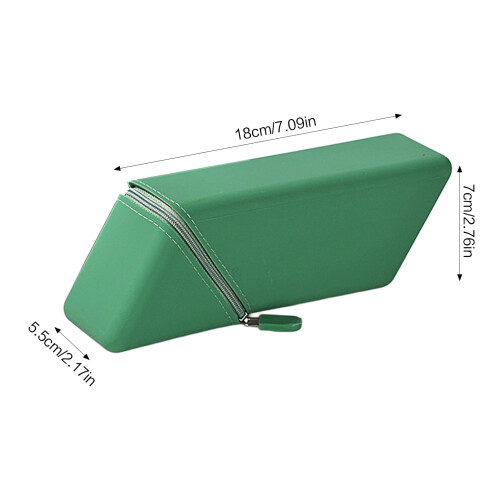(Green) Silicone Pencil Holder - Large Capacity Organizer 2