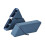 (Blue) Silicone Pencil Holder - Large Capacity Organizer 4