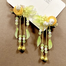 (1) Rabbit Hair Barrettes for Elegant Hairstyles