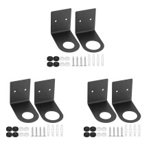 6 Stück Seifenflaschenspenderhalter, An Der Wand Montierte Seifenpumpenflaschenspenderständer, Edelstahl-Shampoospender