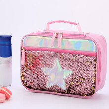 (Pink) Kids Leakproof Lunch Bag for Outdoor & Picnic