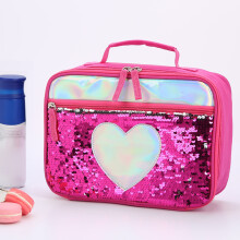(red) Kids Leakproof Lunch Bag for Outdoor & Picnic