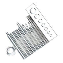 Stainless Steel Snap Button Punch Base Set for Leather DIY Repair