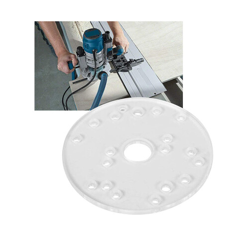 Router Base Extension Plate Durable Acrylic Design Excellent Visibility And Reduce Wrong Movements Fast And Practical Mounting With Brass Centering 1