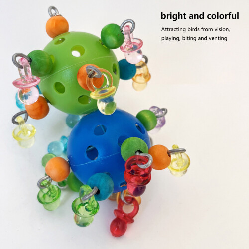 (Bagged) Colorful Bird Chew Toys for Cage 2