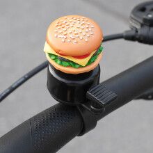 (Hamburger) Kids Bike Bell - Easy Install for MTB/Road Bikes